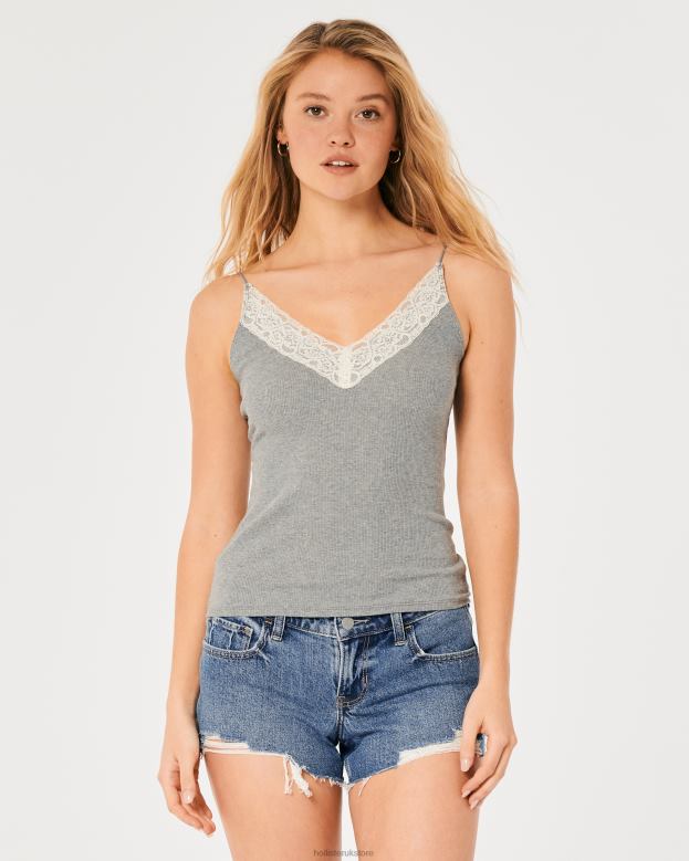 Bottoms Hollister Women Low-Rise Distressed Dark Wash Denim Shorts 3\\ 48820532 Dark Wash Raw Hem